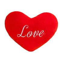 HKM-432339 Personalized Love Pillow for Girls in Red, Pink, and Rose - Various Heights Available