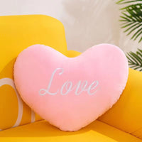 HKM-432339 Personalized Love Pillow for Girls in Red, Pink, and Rose - Various Heights Available