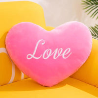 HKM-432339 Personalized Love Pillow for Girls in Red, Pink, and Rose - Various Heights Available