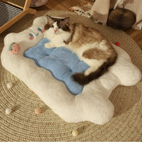 HKM-432723 Cozy Cat Sleeping Pad - Soft Polyester and PP Cotton Nest Mat for All Seasons