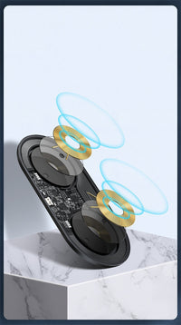HKM-432723 Mini 24W Fast Charge Wireless Charger with Type-C Interface for Mobile Devices