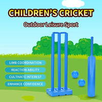 HKM-432787 Cricket Outdoor Sport Toy Set for Children Aged 3+ - Lightweight, Portable Fun for Active Play
