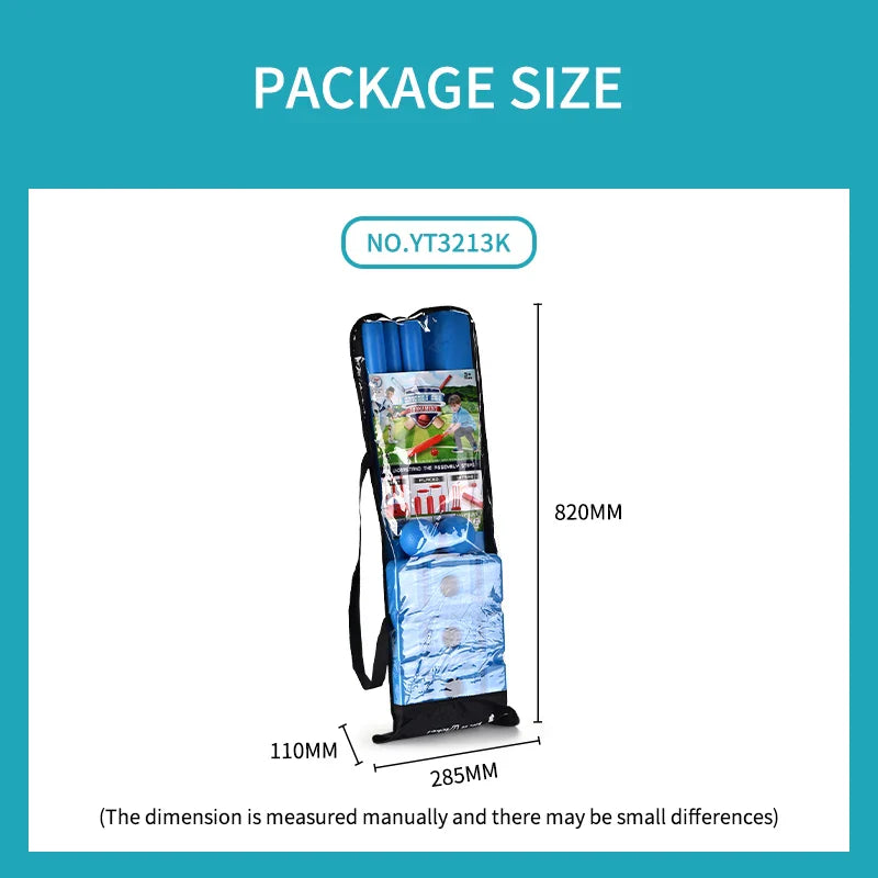 HKM-432787 Cricket Outdoor Sport Toy Set for Children Aged 3+ - Lightweight, Portable Fun for Active Play