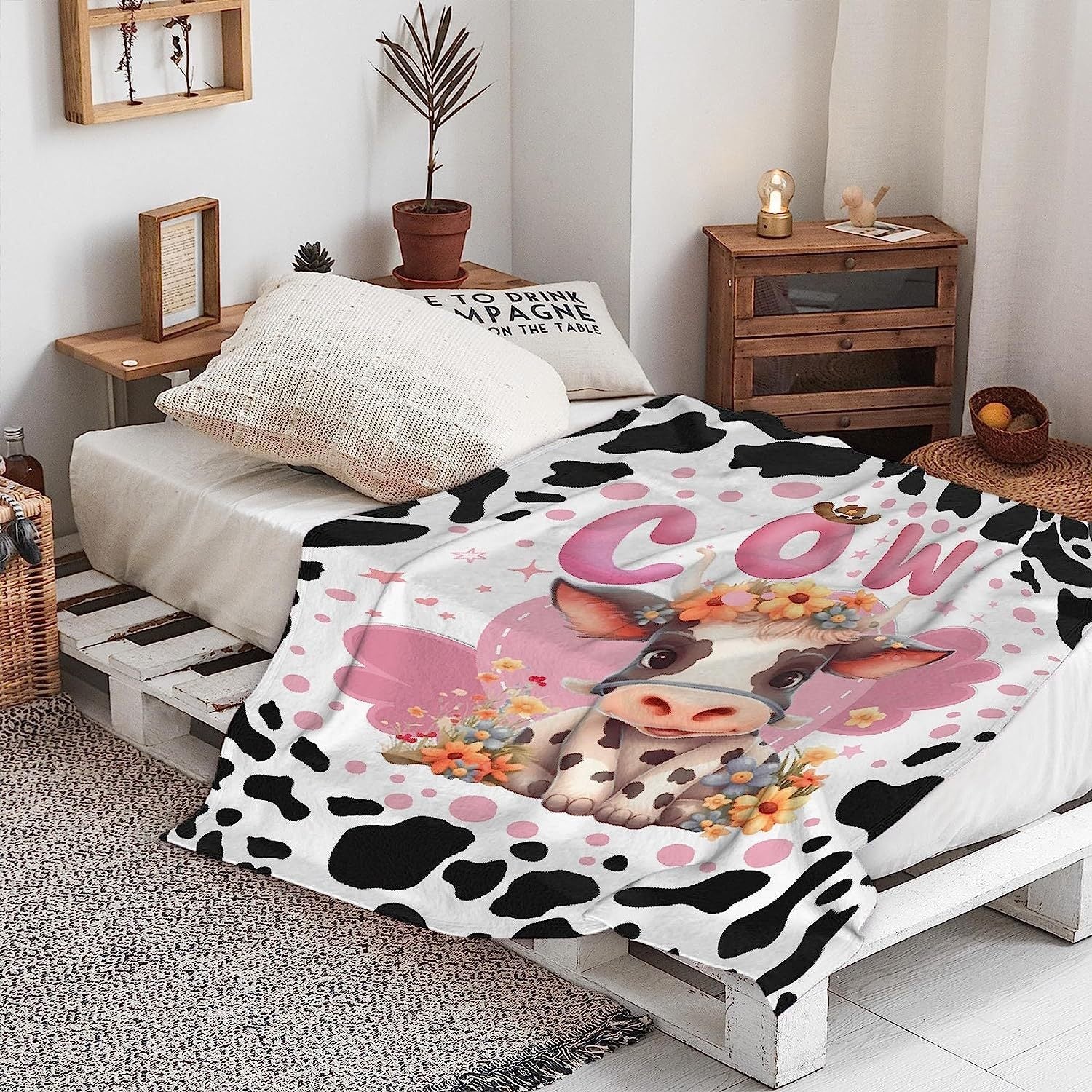 HKM-432851 Cartoon Anime Flannel Blanket - Cozy Polyester Fiber for All Seasons, Multiple Sizes Available