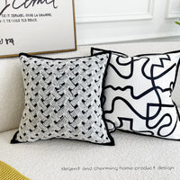HKM-432915 Velvet Art Print Throw Pillow Cover - 45x45cm Decorative Cushion Case