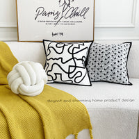 HKM-432915 Velvet Art Print Throw Pillow Cover - 45x45cm Decorative Cushion Case