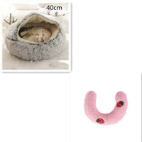 HKM-432979 Cozy Cocoon Soft Dog & Cat Bed for Anxiety Relief and Joint Support
