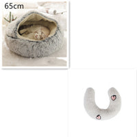 HKM-432979 Cozy Cocoon Soft Dog & Cat Bed for Anxiety Relief and Joint Support
