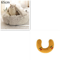 HKM-432979 Cozy Cocoon Soft Dog & Cat Bed for Anxiety Relief and Joint Support