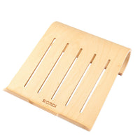 HKM-433043 Wooden Notebook Cooling Stand with Air Cooling System, Compatible with Laptops and Ultrabooks