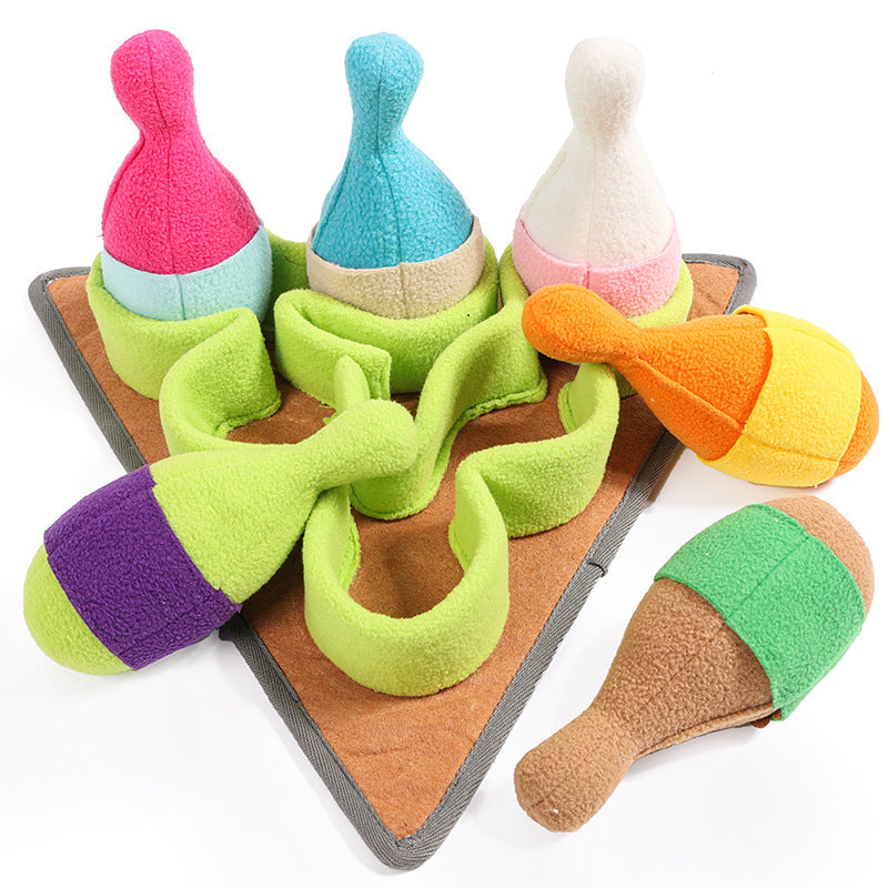 HKM-433299 Pet Puzzle Play Tibetan Food Sports Training Bowling Toys