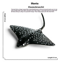 HKM-433363 Marine Animal Model - Devil Fish/Ray Fish Educational Toy for Children