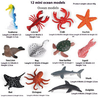 HKM-433363 Marine Animal Model - Devil Fish/Ray Fish Educational Toy for Children