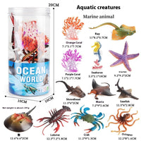 HKM-433363 Marine Animal Model - Devil Fish/Ray Fish Educational Toy for Children