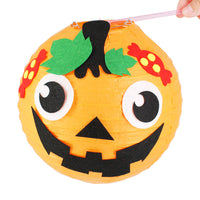 HKM-433619 Handmade Round Paper Lantern DIY Kit with Metal Frame