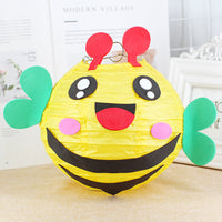 HKM-433619 Handmade Round Paper Lantern DIY Kit with Metal Frame