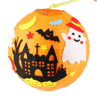 HKM-433619 Handmade Round Paper Lantern DIY Kit with Metal Frame