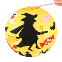 HKM-433619 Handmade Round Paper Lantern DIY Kit with Metal Frame
