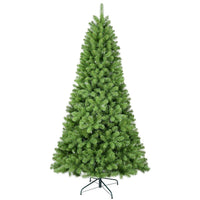 HKM-433811 White Flocked Pine Premium Christmas Tree with Lifelike PE&PVC Mixed Tips