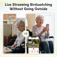 HKM-433875 Smart Bird Feeder with Camera, 1.5L Capacity, AI Identification & Real-Time Notifications for Birdwatching