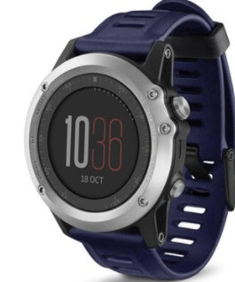 HKM-434195 Silicone Sports Watch Strap for Garmin Fenix 3 HR and Fenix 5X - 26mm Compatible Replacement Band