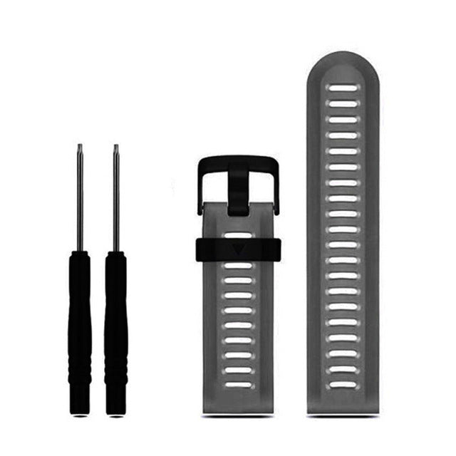 HKM-434195 Silicone Sports Watch Strap for Garmin Fenix 3 HR and Fenix 5X - 26mm Compatible Replacement Band