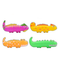 HKM-434323 Little Lizard Molar Teeth Vinyl Dog Toy for Dental Health and Vocal Play