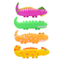 HKM-434323 Little Lizard Molar Teeth Vinyl Dog Toy for Dental Health and Vocal Play