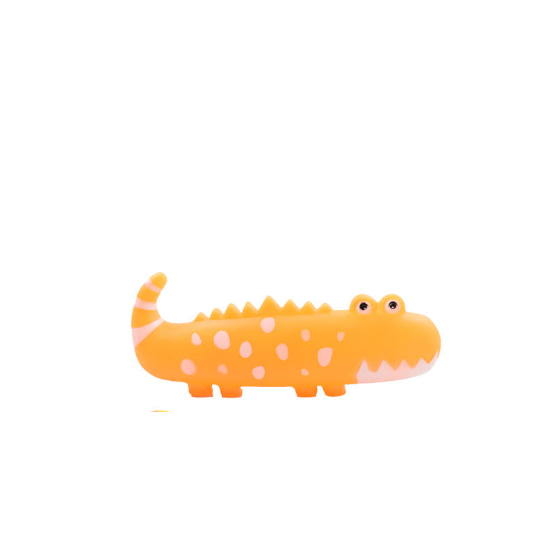HKM-434323 Little Lizard Molar Teeth Vinyl Dog Toy for Dental Health and Vocal Play