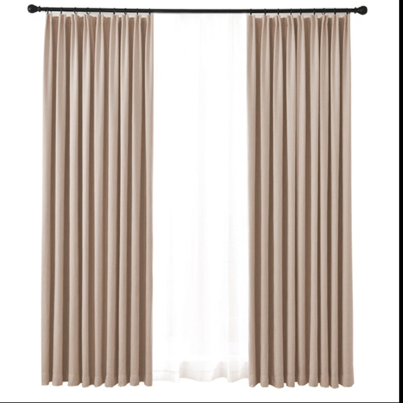 HKM-434387 Plush Velvet Insulated Curtains with Various Color Options and Modern Design