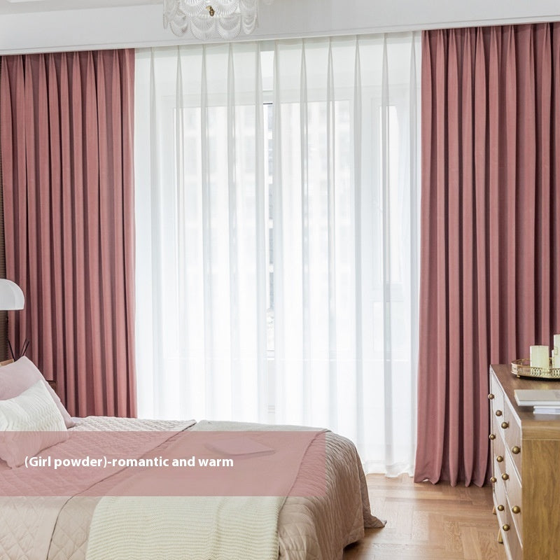HKM-434387 Plush Velvet Insulated Curtains with Various Color Options and Modern Design