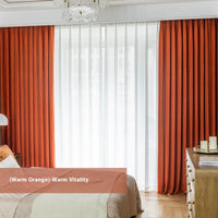 HKM-434387 Plush Velvet Insulated Curtains with Various Color Options and Modern Design