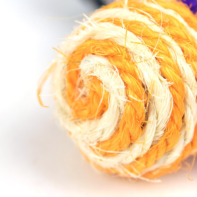 HKM-434451 Cat scratching toy sisal tease cat ball
