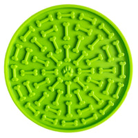 HKM-434707 Silicone Dog Licking Mat - Slow Food Suction Cup Plate in Multiple Colors【Red, Blue, Green, Orange】
