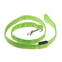HKM-434835 LED Luminous Nylon Dog Leash with Colorful Lights - 2.5cm Width, 120cm Length