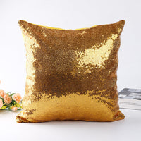 HKM-435155 Modern Sequin Pillowcase 40x40 cm in Gold, Silver, Purple, Rose Gold, Champagne Gold for Home Decor