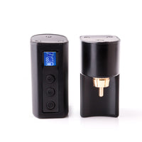 HKM-435219 Wireless Tattoo Power Supply with RCA and DC Options, Lithium Battery, 1400mAh Capacity, Lightweight and Portable