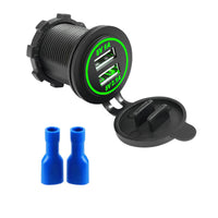 HKM-435347 Fast Charging USB Car and Boat Charger – Multiple Color Options Available