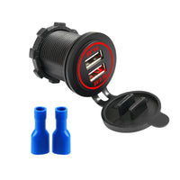 HKM-435347 Fast Charging USB Car and Boat Charger – Multiple Color Options Available