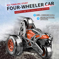 HKM-435411 Flip Stunt Remote Control Truck - 4WD Electric Vehicle for Indoor and Outdoor Fun