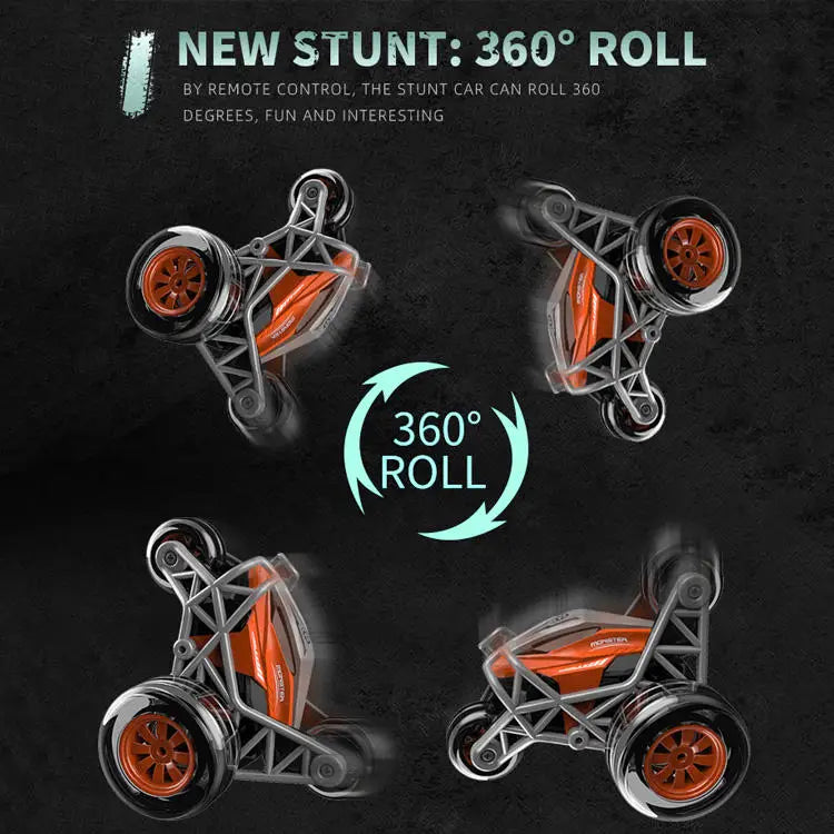 HKM-435411 Flip Stunt Remote Control Truck - 4WD Electric Vehicle for Indoor and Outdoor Fun