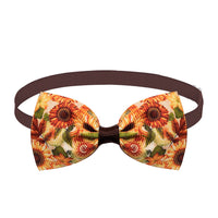 HKM-435539 Sunflower Pet Bow Tie Dog Summer Decoration