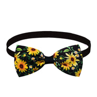 HKM-435539 Sunflower Pet Bow Tie Dog Summer Decoration