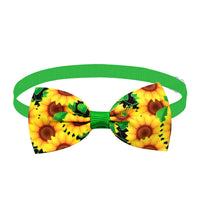 HKM-435539 Sunflower Pet Bow Tie Dog Summer Decoration