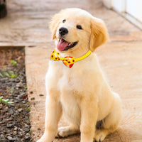 HKM-435539 Sunflower Pet Bow Tie Dog Summer Decoration