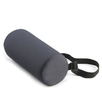 HKM-435667 Lumbar Support Roll Cylinder Cushion - Black 28cm Length, 12cm Diameter