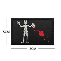 HKM-435667 Pirate Style Velcro Patch Armband for Outdoor Sports - Multiple Designs Available