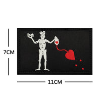 HKM-435667 Pirate Style Velcro Patch Armband for Outdoor Sports - Multiple Designs Available