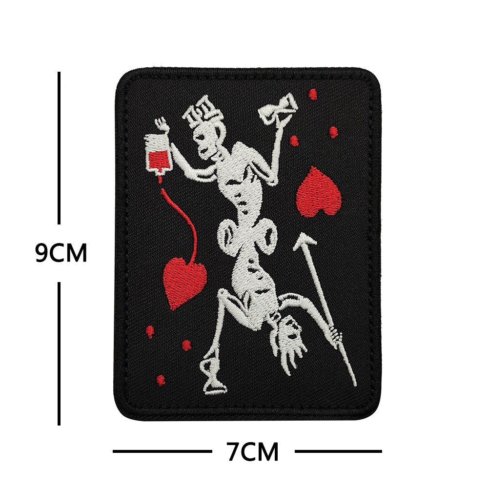 HKM-435667 Pirate Style Velcro Patch Armband for Outdoor Sports - Multiple Designs Available