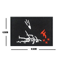 HKM-435667 Pirate Style Velcro Patch Armband for Outdoor Sports - Multiple Designs Available